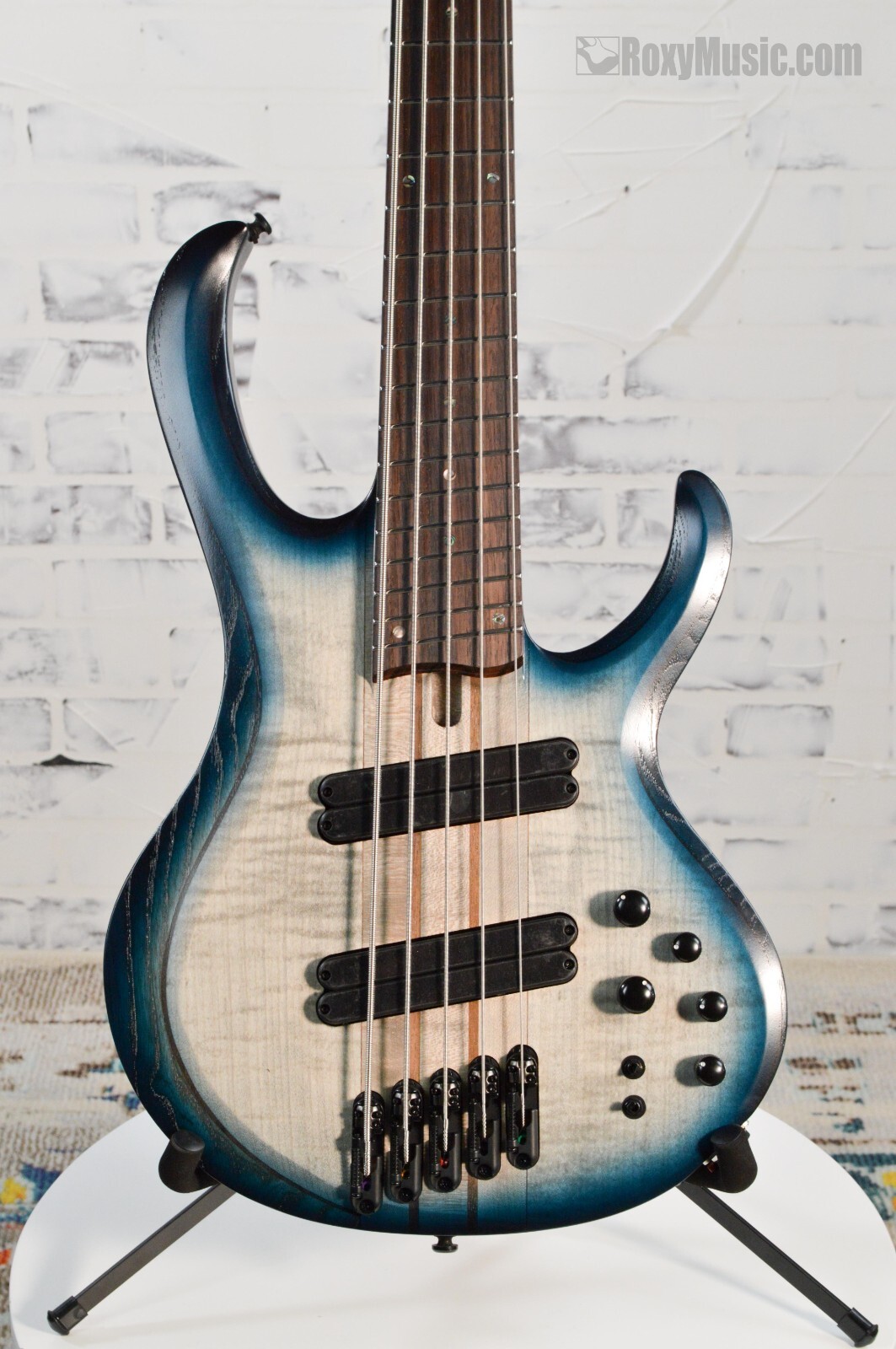 IBANEZ BASS WORKSHOP MULTI SCALE 5 STRING BASS COSMIC BLUE STARBURST LOW GLOSS