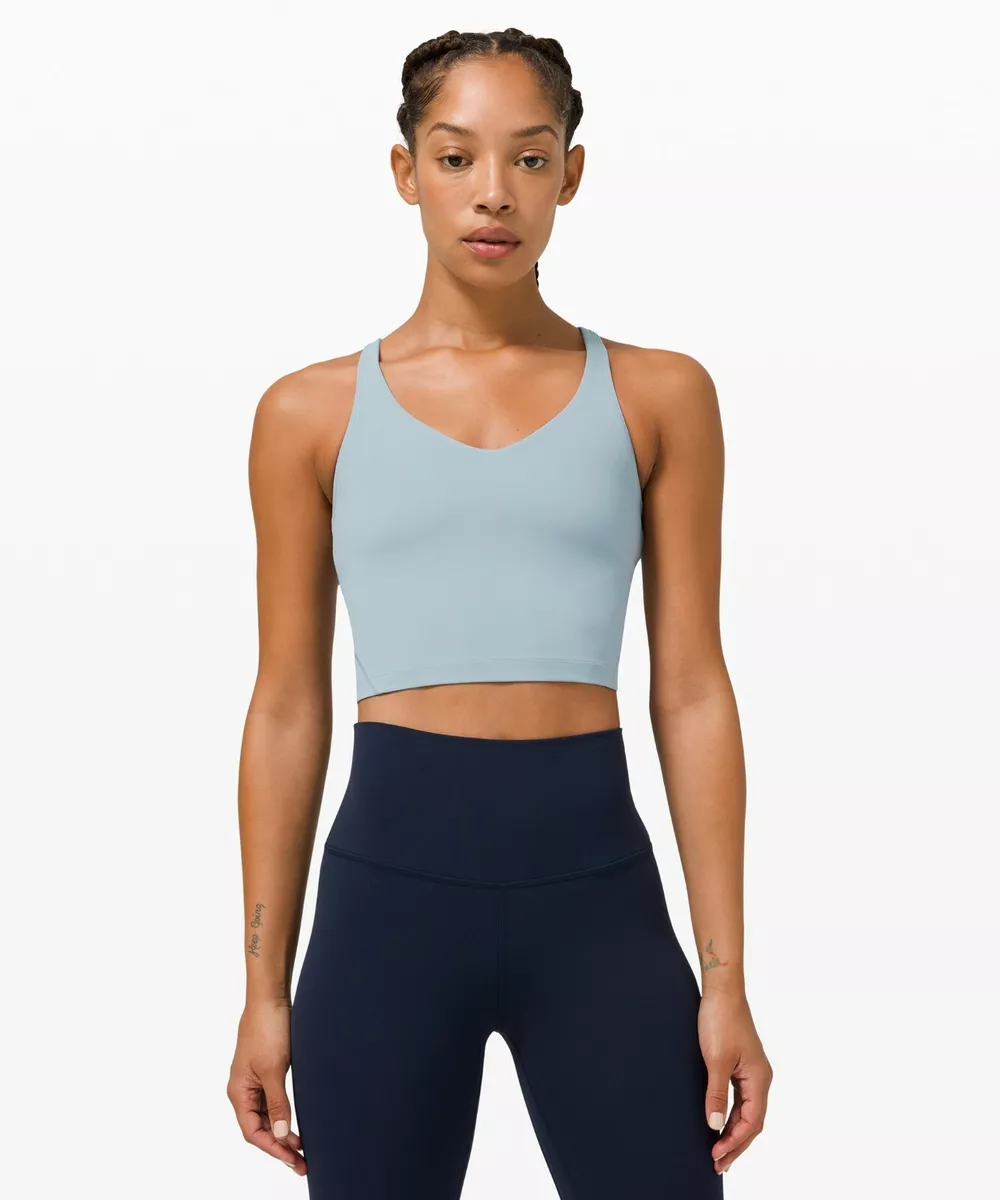 Brand New - Lululemon Align Tank Crop Bra Top Chambray Blue Yoga