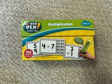 Power Pen Multiplication Learning Cards Grades 2-5