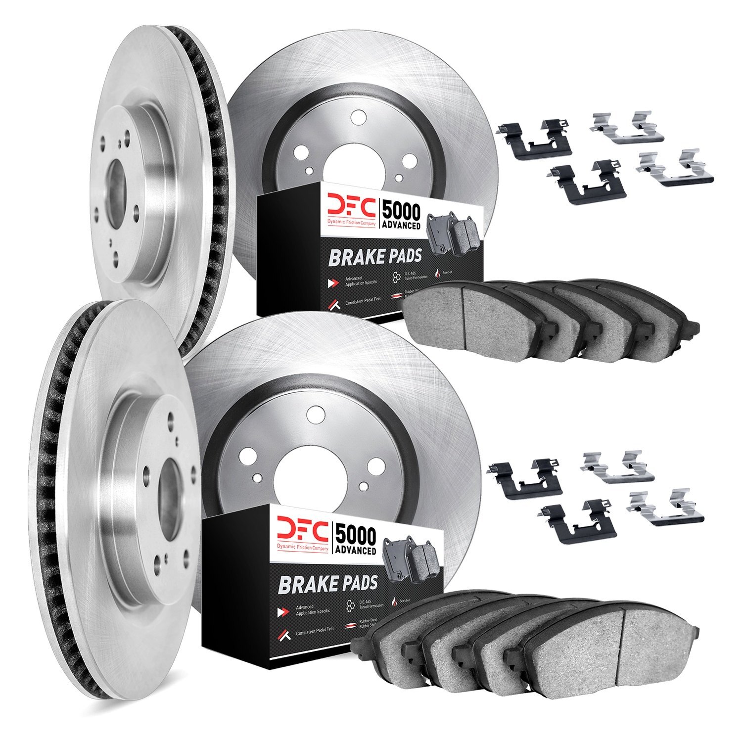For BMW 325Ci 01-06 DFC 6514-31015 PRO-KIT 5000+ Plain Front & Rear Brake Kit