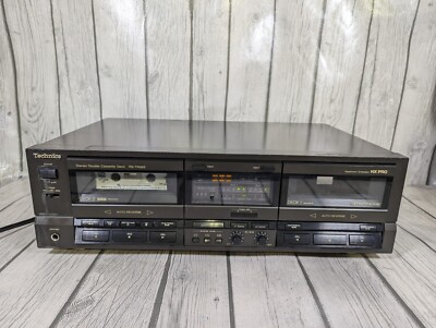 Technics RS-TR265 Stereo Double Cassette Deck HX Pro Retro 90s