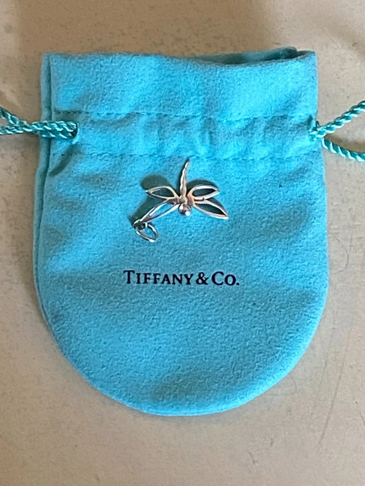 Berloque ou pingente de inseto libélula Tiffany em prata esterlina - Ótimo! - Imagem 3 de 3