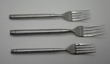 Cambridge Set (8") Stainless Dinner Fork + 2 (7") Salad Shangrila Free Ship