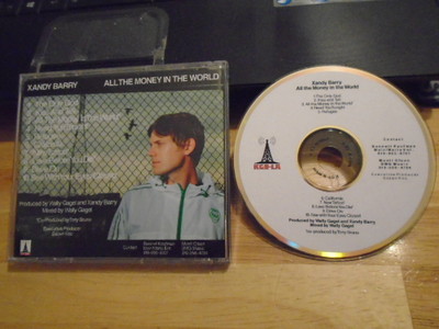 RARE ADVANCE PROMO Xandy Barry CD All the Money In the World 2005 pop electronic
