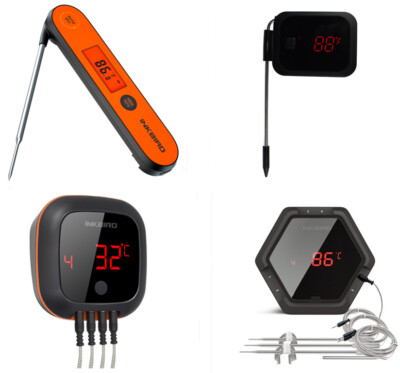 Inkbird Digital BBQ Grill Fleischthermometer Küche Ofen CF Sonde Sensor Probe DE
