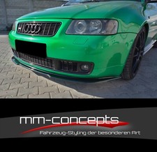CUP Spoilerlippe SCHWARZ Audi A3 S3 8L Frontspoiler Spoilerschwert Frontlippe 