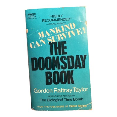 The Doomsday Book by Gordon Rattray Taylor - 1971 Paperback - Acceptable Cond.