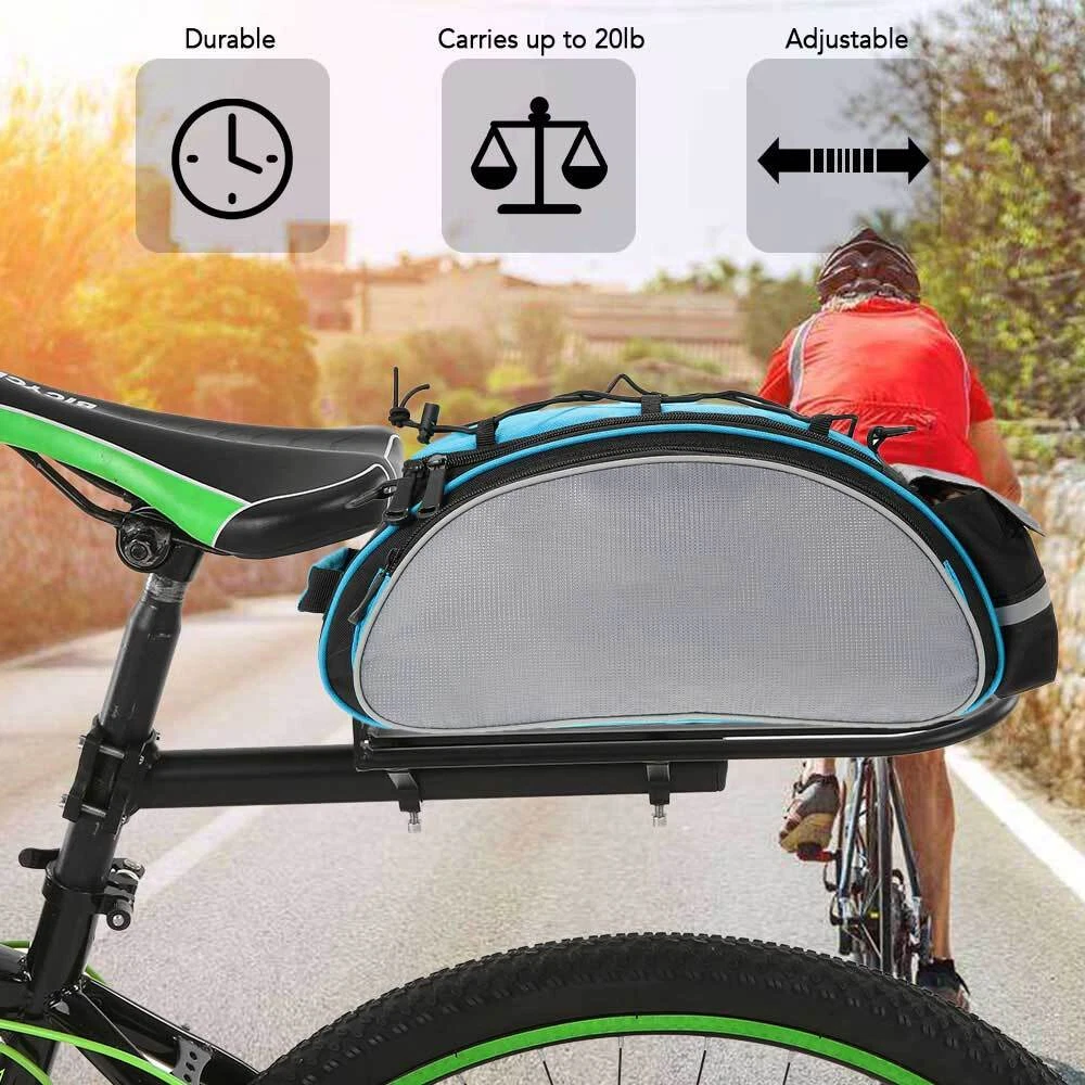 Bicycle Mountain Bike Rear Rack Seat Mount Post Pannier Luggage Cargo Carrier
