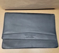 Benson and Hedges Signature Collection Messenger Bag ,Black Leather