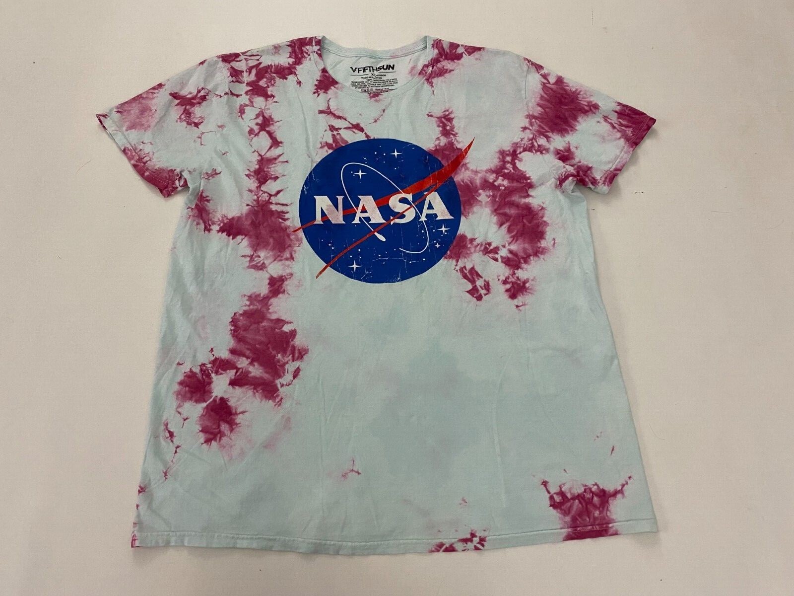 nasa blue tie dye shirt