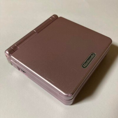 Game Boy Advance SP Nintendo Pink Game Handheld Console Only AGS