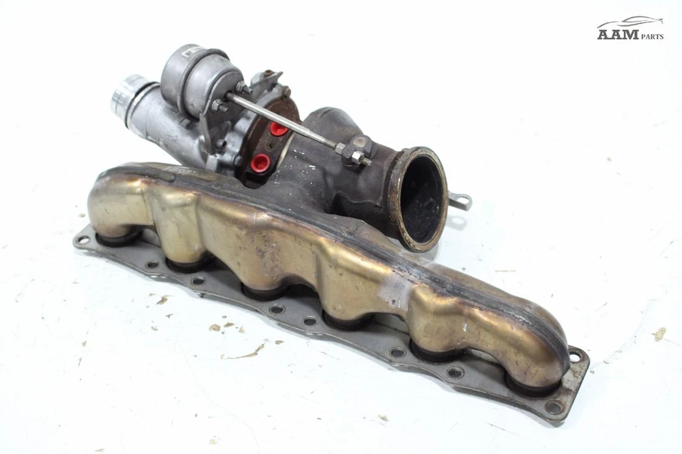 2011-2016 BMW 535I F10 3.0L N55 MOTOR TURBO TURBOCOMPRESSOR COM COLETOR FABRICANTE DE EQUIPAMENTO ORIGINAL - Imagem 2 de 4