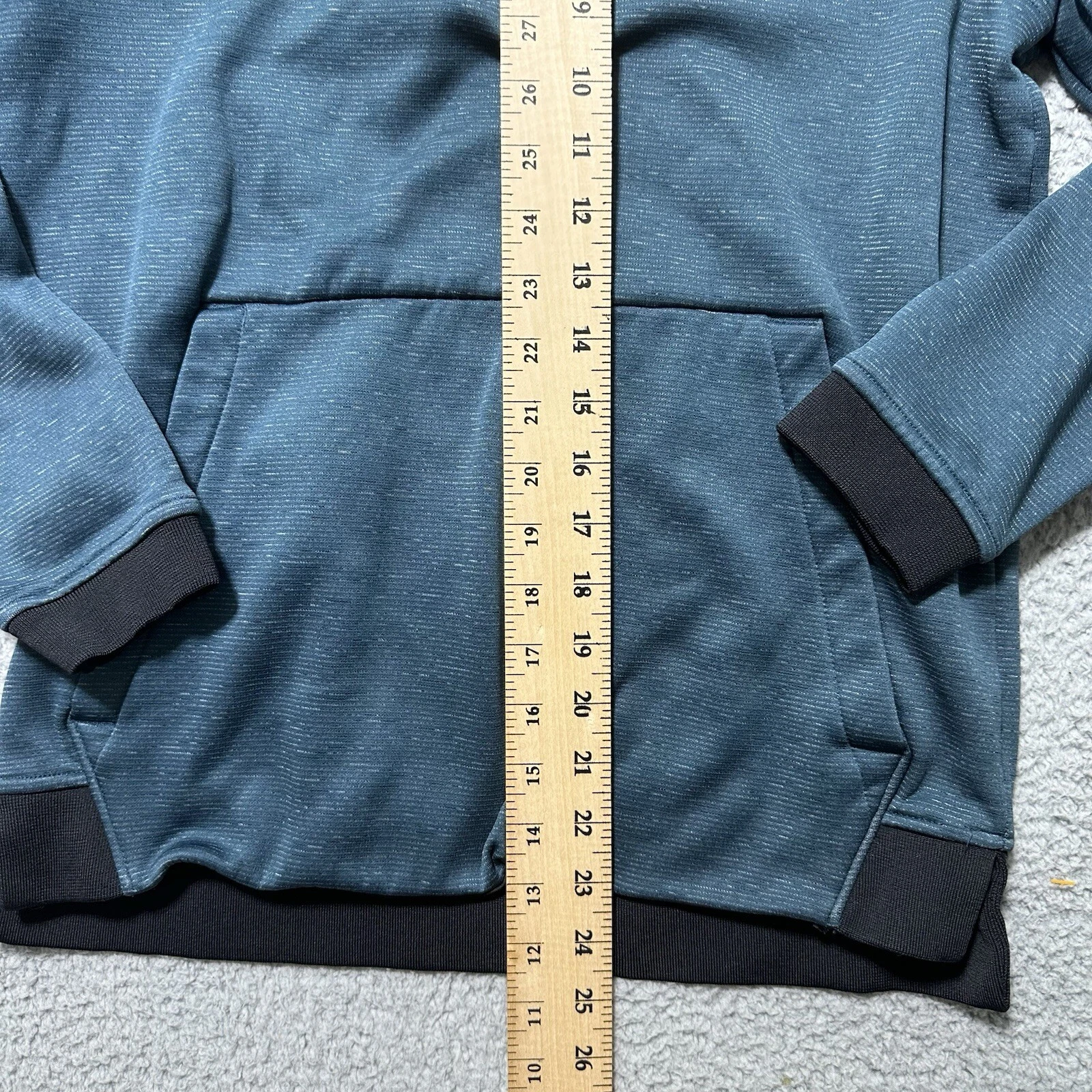 VETEMENTS Felpa Under Armour donna XS verde erica felpa con cappuccio sciolta Coldg 1 4 zip