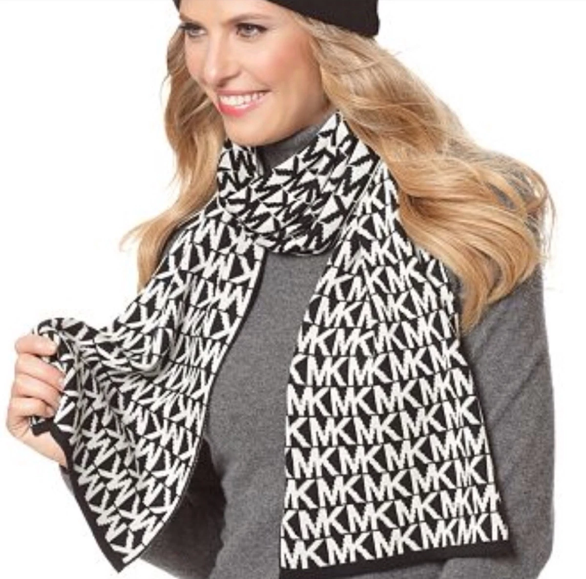 NEW MICHAEL KORS SCARF WOMEN S OSFA S M L XL 58 Reversible MK