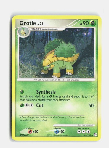 Grotle 49/130 Diamond and Pearl Pokemon LP