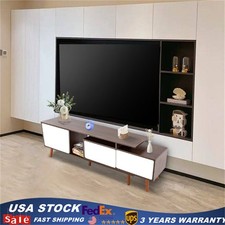Modern TV Cabinet Stand Entertainment Unit Rack Expandable Storage Holder Shelf