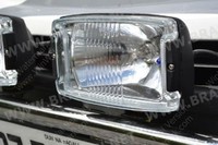 Bragan™ 12V 24V Rechteck Spot- Nebelscheinwerfer FüR LKW Trailer Bus Van 4X4