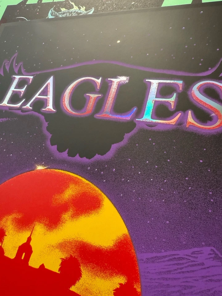 Póster de The Eagles FOIL - 1 y 2 de noviembre de 2024 (18 x 24) Esfera Las Vegas OFICIALl Foto 2 de 4