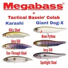 Megabass - Tactical Bassin' Collab Giant Dog-X & Karashi - Choose Model & Color