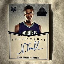 2014-15 Panini Paramount Penmanship Noah Vonleh RC Hornets #PR-NV Blue /49 NBA