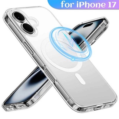 Clear Case for iPhone 17 Pro Max 17 Air Non-Yellowing Shockproof Bumper Cover