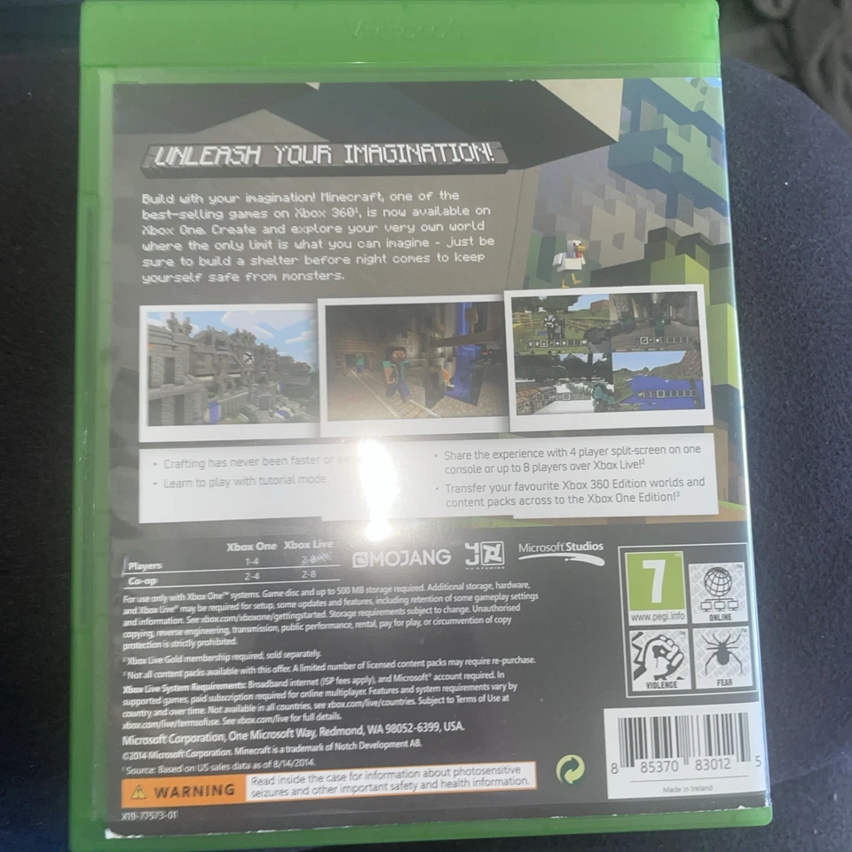 Minecraft Xbox One Edition - Xbox One - PAL 2014 - Very Good Condition - Image 4 of 4