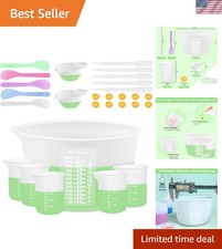 Innovative Silicone Cup Set: 600ml & 100ml for Versatile Kitchen & Crafts