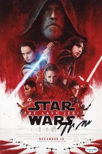 Rian Johnson "Star Wars: The Last Jedi" AUTOGRAPH Signed 8x12 Photo ACOA