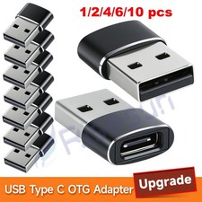 LOT 1-10 USB-C 3.1 Female to USB Male Adapter Converter OTG Type C Android Phone