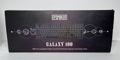 EPOMAKER Galaxy 100 QMK/VIA Wireless Gaming Keyboard, Aluminum Shell, Bluetooth