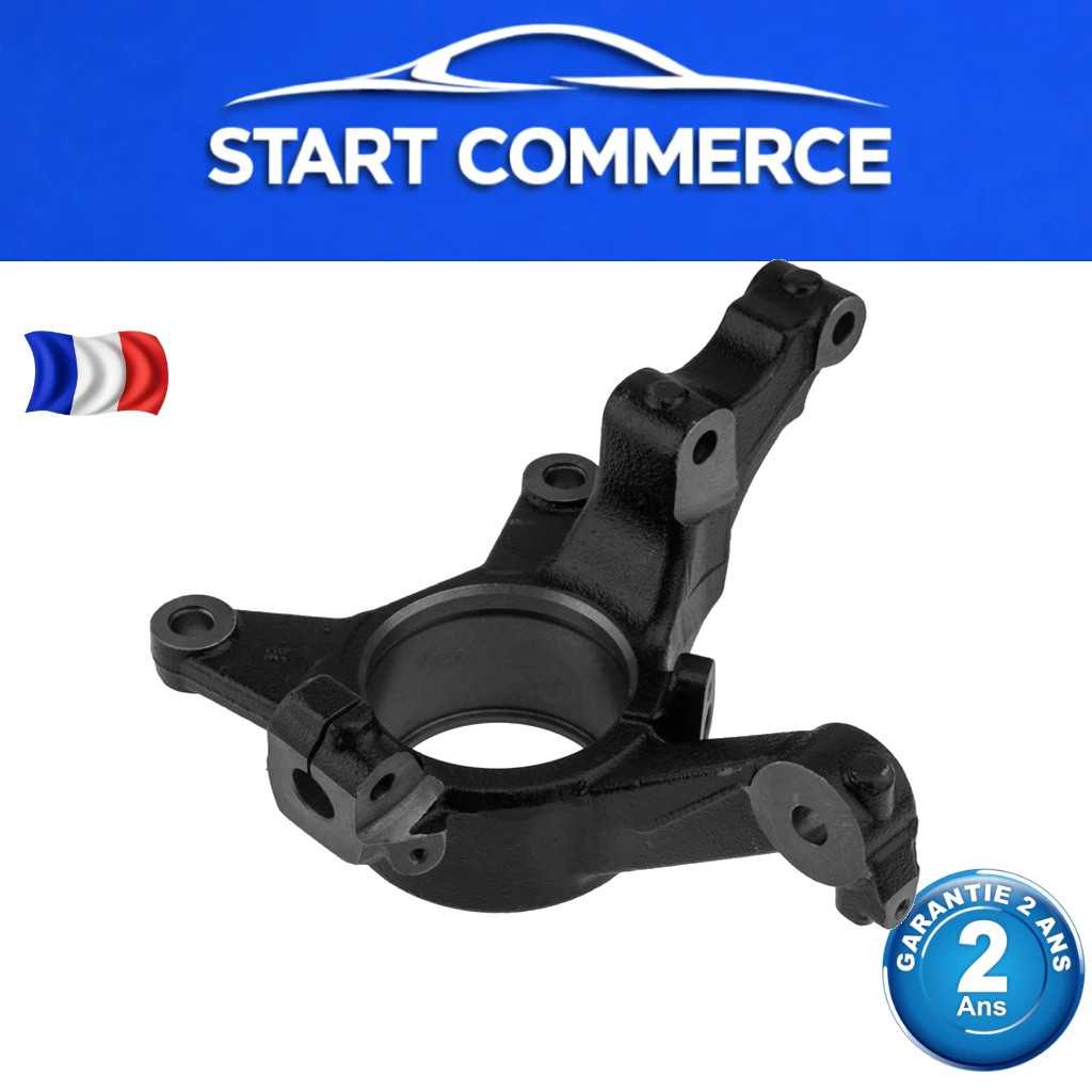 Fusée d'essieu avant droit pour Citroën Jumpy et Peugeot Expert pièce en acier forgé origine