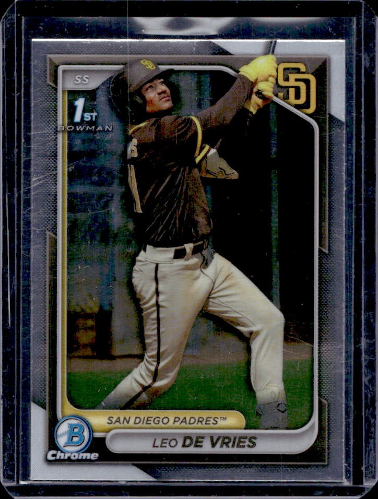 2024 Bowman Chrome Leo De Vries 1st #BCP-179 Padres