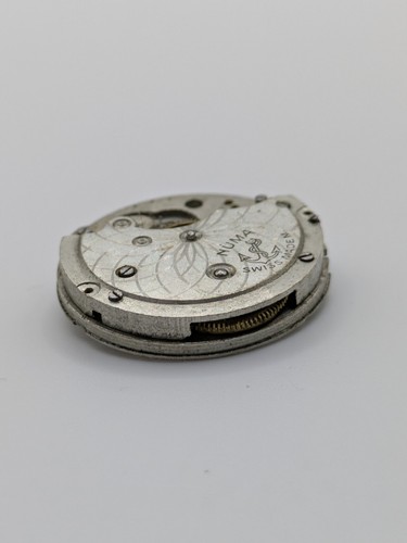 Vintage Numa Swiss Made M. Watch Movement No Face Dial For Part / Repair 27.10mm - Picture 7 of 11