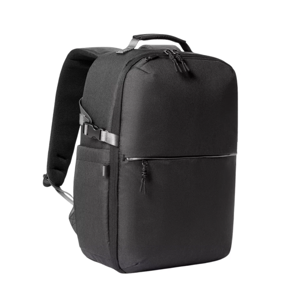 Heyday 16.25" Camera Backpack Black Heather Waterproof Travel Bag - New - Image 3 of 4