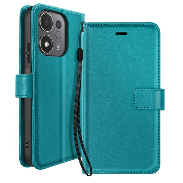 Mayaxess,,Kartenetui Honor 600,Standfunktion Und Handschlaufe,TüRkis-image