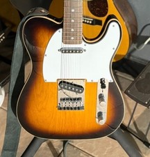 Fender American Ultra Telecaster Loaded Bound Body Ash Two Tone Sunburst Finish 