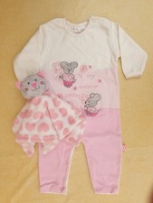 Strampler mit Schnuffeltuch oder Body mit Mickey Mouse Größe 68 oder 74/80 neu