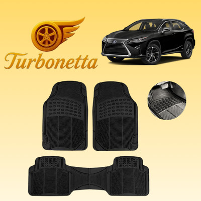 For All Lexus Turbonetta Rubber 3pcs Custom Fit Floor Mats All Weather