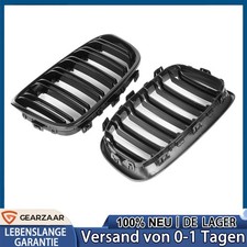 Doppelsteg Grill f�r BMW F20 F21 K�hlergrill Schwarz Glanz 2011-2014 Front Teil