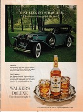 Walker's Deluxe Bourbon 1 print ad Time 1974