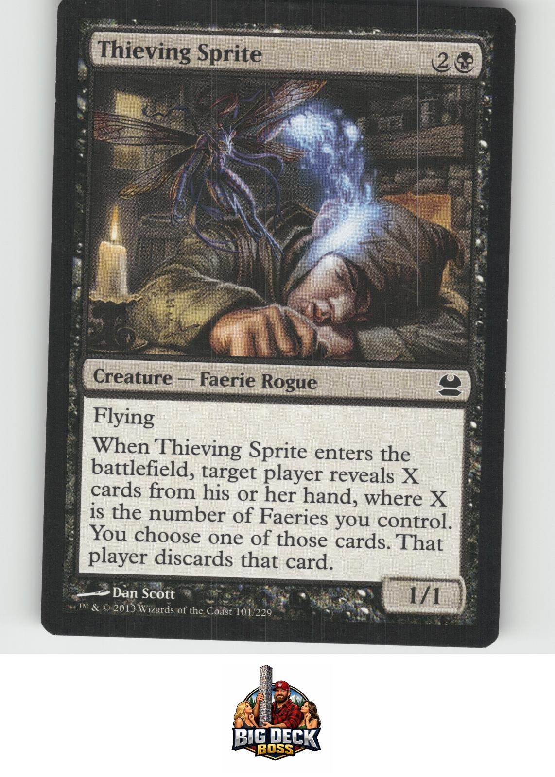Thieving Sprite Modern Masters Common 101 MTG Moderately Played