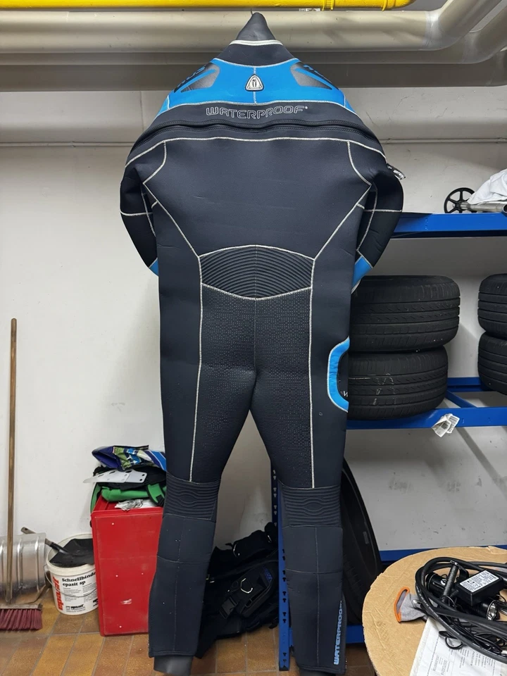 Taucheranzug Waterproof Halbtrocken Neoprenanzug Gr. L + Blau - Bild 2 von 4