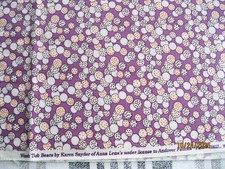 Wash Tub Bears purple with white and dotted circles from Andover Fabrics