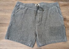 Taylor Stitch The Apres Short In Charcoal Waffle Organic Cotton Mens Size XL