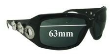 SFx Replacement Sunglass Lenses fits Bvlgari 857 - 63mm Wide