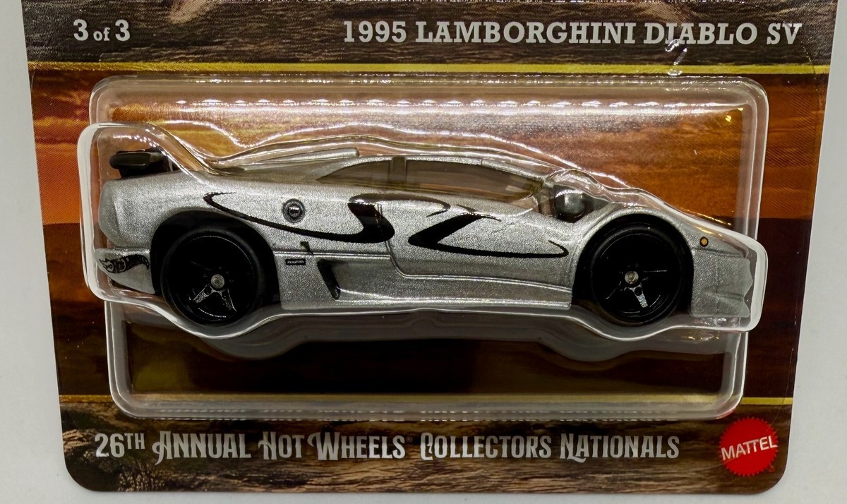 ホットウィール ダラスコンベンション 1995 ランボルギーニ ディアブロ SV Hot Wheels 2026 Dallas Nationals 1995 Lamborghini Diablo SV Finale