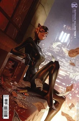 DC Comics   Batman Killing Time 1   Garner 1:25 Catwoman Variant (NM+)