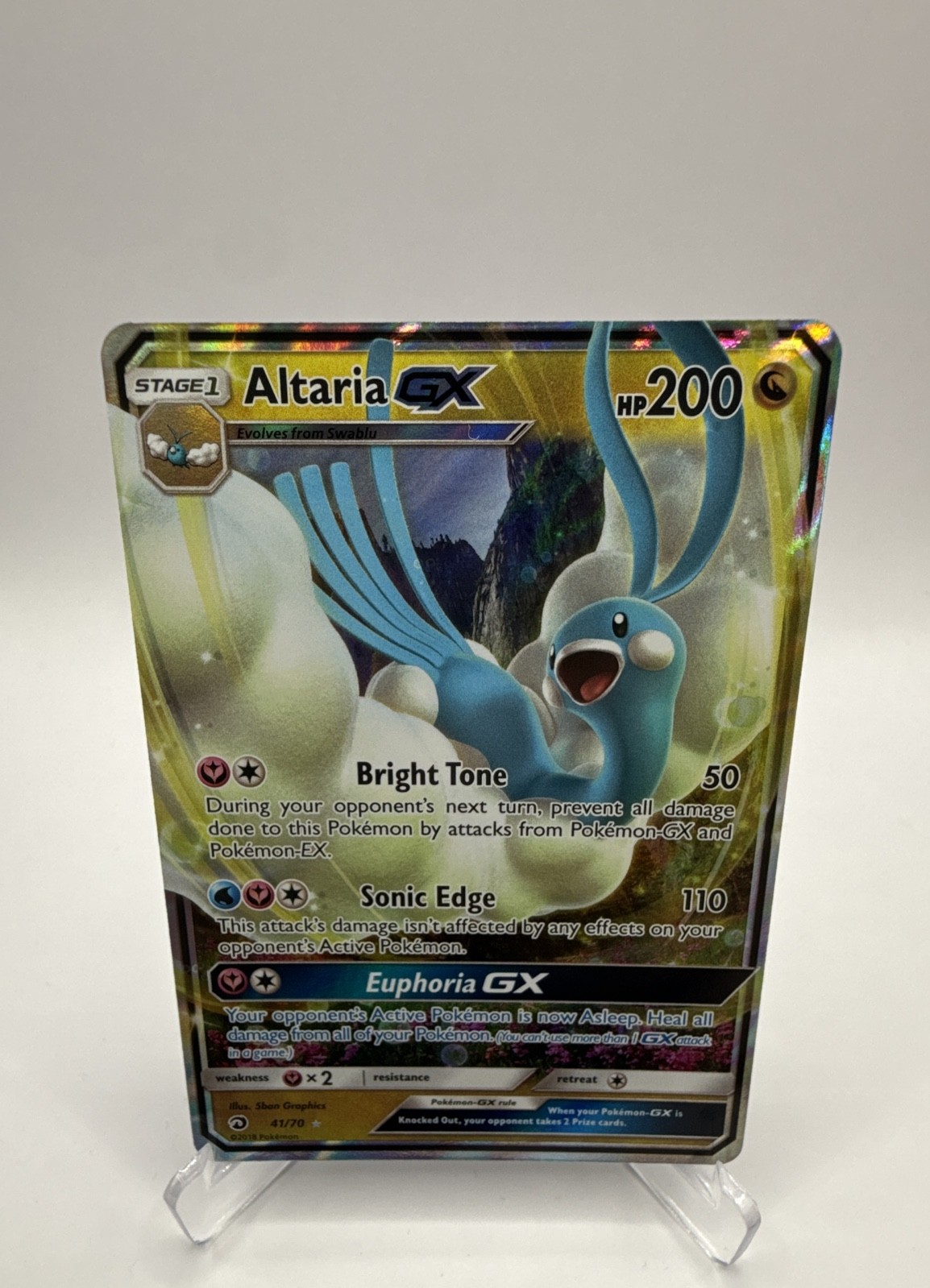 Altaria GX 41/70 Dragon Majesty Holo