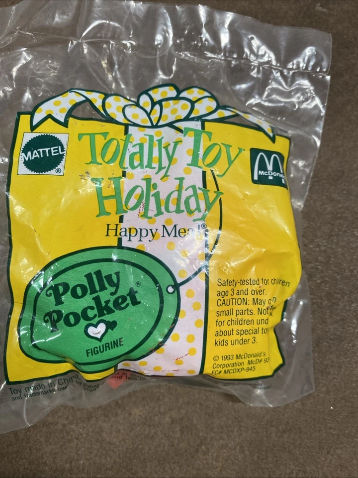 老式 1993 年 Mc DONALD'S POLLY POCKET 圣诞玩具 — 第 2/2 张图片