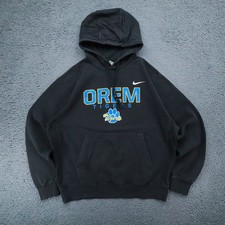 Nike Orem Tigers Mens Black Pullover Hoodie Sweatshirt Long Sleeve Size Medium